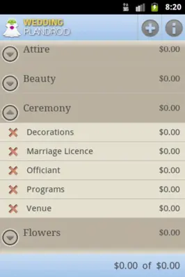 Wedding Plandroid android App screenshot 3
